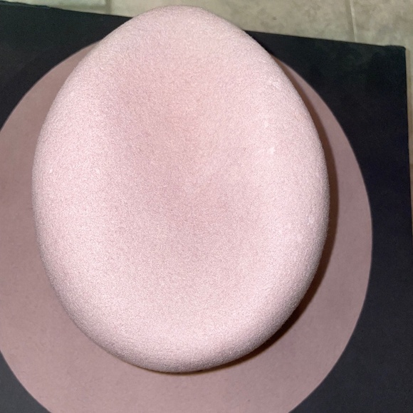 RAG & BONE 100% Wool Quartz Dusty Rose Floppy Brim Fedora Velvet Hat Band Size M main image 4